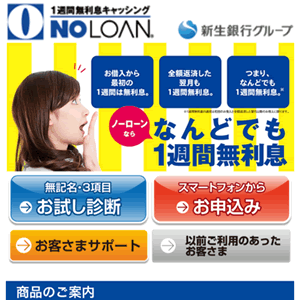 新生銀行グループ ノーローン